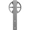 Ekena Millwork Premium Wagon Wheel Roller Hanger w/ Bolts for Barn Door for 2 1/4" Doors, PC Chrome GB60015RWCR - alternate 1